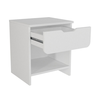 Mida bedside cabinet white 45x40x52 cm