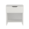 Mida bedside cabinet white 45x40x52 cm