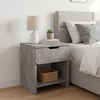 Mida bedside cabinet, concrete grey, 45x40x52 cm