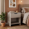 Mida bedside cabinet, sandstone, 45x40x52 cm