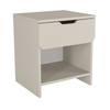 Mida bedside cabinet, sandstone, 45x40x52 cm