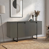 Μπουφές Orontes χρώμα ανθρακί 160x35,2x80εκ.