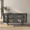 Μπουφές Orontes χρώμα ανθρακί 160x35,2x80εκ.