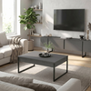 Τραπεζάκι σαλονιού Orontes χρώμα ανθρακί 90x59,6x40εκ.