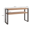 Κονσόλα Atlas χρώμα atlantic pine 140x35x80εκ.