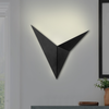 Απλίκα τοίχου Bird μεταλλική χρώμα μαύρο 34x5x34εκ.
