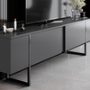 Έπιπλο τηλεόρασης Luxe χρώμα ανθρακί 180x30x50εκ.