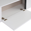 Έπιπλο τηλεόρασης Luxe χρώμα λευκό - μαύρο 180x30x50εκ.