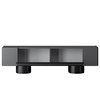 Έπιπλο τηλεόρασης Haven χρώμα ανθρακί 180x30x50εκ.