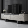 Έπιπλο τηλεόρασης Haven χρώμα travertine 180x30x50εκ.