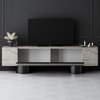 Έπιπλο τηλεόρασης Haven χρώμα travertine 180x30x50εκ.