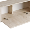 Έπιπλο τηλεόρασης Nexus χρώμα travertine - χρυσό 180x30x45,5εκ.