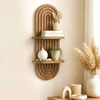 Ραφιέρα τοίχου Artwill Mdf χρώμα oak 26x13x70εκ.