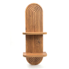 Ραφιέρα τοίχου Artwill Mdf χρώμα oak 26x13x70εκ.