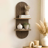 Ραφιέρα τοίχου Artwill Mdf χρώμα wenge 26x13x70εκ.
