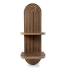 Ραφιέρα τοίχου Artwill Mdf χρώμα wenge 26x13x70εκ.