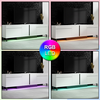Έπιπλο τηλεόρασης Arlen με Led Rgb χρώμα λευκό 180x32x50εκ.