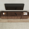 Έπιπλο τηλεόρασης Dorma χρώμα καρυδί 180x35x46,2εκ.