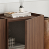 Έπιπλο τηλεόρασης Dorma χρώμα καρυδί 180x35x46,2εκ.