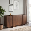 Μπουφές Dorma χρώμα καρυδί 180x45x80,2εκ.