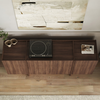 Μπουφές Dorma χρώμα καρυδί 180x45x80,2εκ.