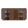Μπουφές Dorma χρώμα καρυδί 180x45x80,2εκ.