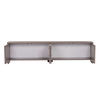 Έπιπλο τηλεόρασης Aurelia χρώμα μόκα 180x32x45εκ.
