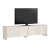 Έπιπλο τηλεόρασης Aurelia χρώμα κρεμ 180x32x45εκ.
