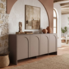 Μπουφές Aurelia χρώμα μόκα 180x45x80εκ.