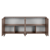 Μπουφές Aurelia χρώμα μόκα 180x45x80εκ.