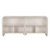 Μπουφές Aurelia χρώμα κρεμ 180x45x80εκ.