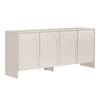 Μπουφές Aurelia χρώμα κρεμ 180x45x80εκ.