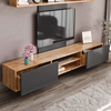 Σύνθεση τηλεόρασης Giacomo χρώμα sapphire oak - ανθρακί 180x40x45εκ.