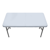 Τραπέζι catering - συνεδρίου Capri πτυσσόμενο - βαλίτσα χρώμα λευκό του πάγου 120x60x74εκ.