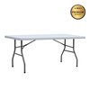 Τραπέζι catering - συνεδρίου Capri πτυσσόμενο - μονοκόμματη επιφάνεια χρώμα λευκό του πάγου 183x76x74εκ.