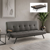Καναπές-Κρεβάτι Zven Υφασμάτινος Ανθρακί 180x64x78 εκ.