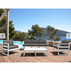 MYKONOS SET 3ΘΕΣ.SILVER GREY ΜΕ ΜΑΞ.(3ΘΕΣ.+2ΠΟΛ.+ΤΡΑΠ 130εκ.)