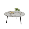 Τραπεζάκι ελληνικής κατασκευής BASE Φ80*40Υ Calacatta marble