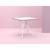 AIR ΤΡΑΠΕΖΙ 80Χ80Χ74εκ. WHITE LAMINATE 12mm