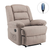 JULIA Massage Πολυθρόνα Relax Σαλονιού - Καθιστικού, Ύφασμα Cappuccino