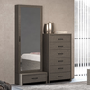 Καθρέφτης Boudoir Ελληνικής Κατασκευής 50x17xH151cm 