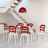 BIBI WHITE/RED TRANSP.ΚΑΡΕΚΛΑ