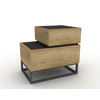 ΚΟΜΟΔΙΝΟ  IRON  LNA  2 ΣΥΡΤΑΡΙΑ 60x42x58 - 40x42x20
