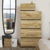 LOFT Συρταριέρα με 5 Συρτάρια Ελληνικής Κατασκευής 60x45xH126cm 