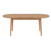 Kelebek Τραπέζι Οβάλ Ανοιγόμενο Φ156+30x90x75cm
