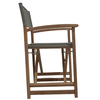 DOPO Πολυθρόνα Σκηνοθέτη Teak Με Taupe Textiline 58x52x86cm