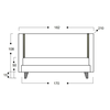 MOD M Κρεβάτι με LED Ελληνικής Κατασκευής 182x210xH108cm (Για Στρώμα 160x200)