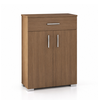 No20 Two-Door Shoe Cabinet with 1 Drawer 60x33x92cm