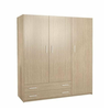 No28 Melamine Wardrobe - Color of Choice 150x60xH180cm
