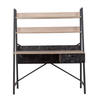 ATRIUM ΓΡΑΦΕΙΟ 1ΣΥΡΤΑΡΙ SONOMA ΜΑΥΡΟ ΠΕΤΡΑ 125x55x150